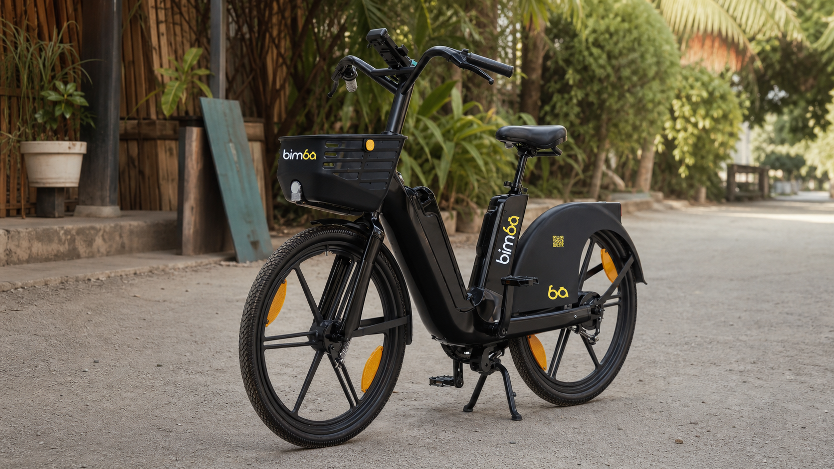 Bicicleta eléctrica compartida Bimba en Santa Teresa